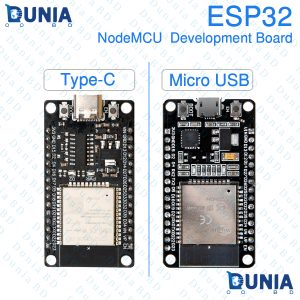 ESP32 Nodemcu Development Board 30Pin 2.4GHz WLAN WiFi Module For Arduino & DIY Projects CH340 Chip Type-C and Micro-USB