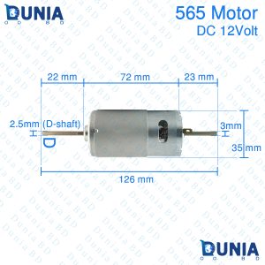 RS565 DC 12V D-Shaft Fan Motor For DC Mini Charger Fan