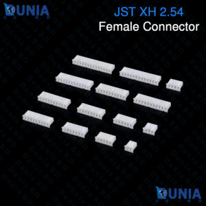 JST XH 2 3 Pin Female Connector Collection White Vertical