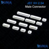 JST XH 2 3 4 6 7 Pin Male Connector Collection White