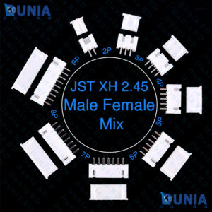 JST XH 2 3 Pin Male Female Connector Mix Collection White Vertical