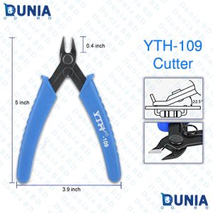 YTH 109 Electrical Mini Wire Cable Cutter Side Snips Flush Diagonal Cutting Pliers