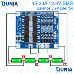 BMS 4S 10A 12.8Volt LifePo4 Lithium Phosphate Battery Charging Protection Board Module Balanced