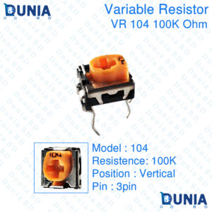 104 100k ohm Variable Resistor Trimpot Trimmer Vertical Potentiometer VR