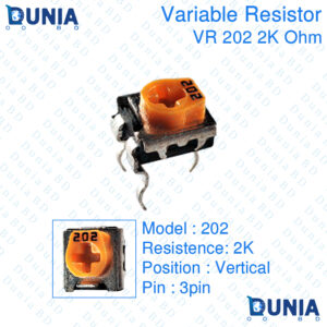 202 2K ohm Variable Resistor Trimpot Trimmer Vertical Potentiometer VR
