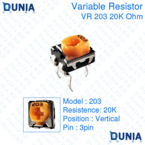203 20K ohm Variable Resistor Trimpot Trimmer Vertical Potentiometer VR