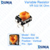 502 5K ohm Variable Resistor Trimpot Trimmer Vertical VR