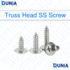 #10x5/8 Sheet Metal SS Screws Phillips Truss Head Self Tapping Tip for Wood, Furniture Water Filter