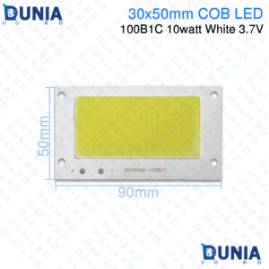 10W COB WHITE Color 10W 3.7V 90x50mm COB LED Light Chip White