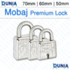 MOBAJ Premium 7 Lever Padlock Heavy Duty Security Lock 50 60 70mm