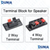 Speaker Terminal Connector 2 Way 4 Way Audio Wire Input Terminal Block for Speakers Sound Box System