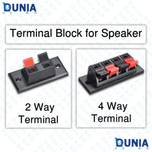 Speaker Terminal Connector 2 Way 4 Way Audio Wire Input Terminal Block for Speakers Sound Box System