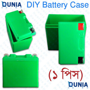 DIY Battery Case Green 18650 Battery Holder Box for Project & Storage Battery