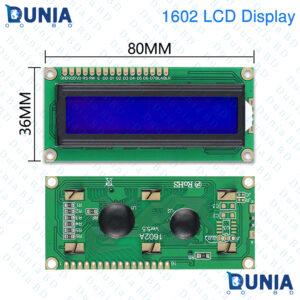 LCD 1602 I2C Module Blue 16x2 Display with I2C for Arduino and DIY Project