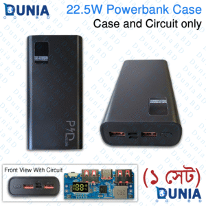 22.5W Powerbank Case and Circuit Only Fast Charging PD DIY Kit