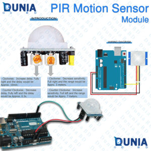 PIR Motion Sensor Module HC-SR501 Adjustable Sensitivity & Delay