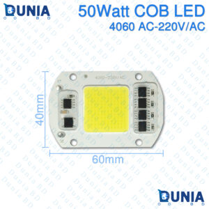 50W COB LED Chip 4060 AC 220V Direct Driverless Pure White 6500K for Flood Light & Street Light