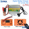 12 Volt Battery Charger 10 Ampere Analog Display Automatic Fast Charging For Car Microbus Truck DI-1210A