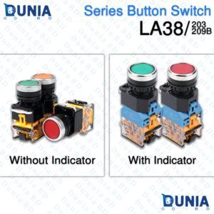 LA38 Series Push Button Switch 22mm 203 209B Red Green Industrial Series Button Switch