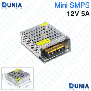 Mini SMPS 12V 5A Power Supply Adapter Adjustable DC Switching Transformer for LED Strip CCTV Panel Light