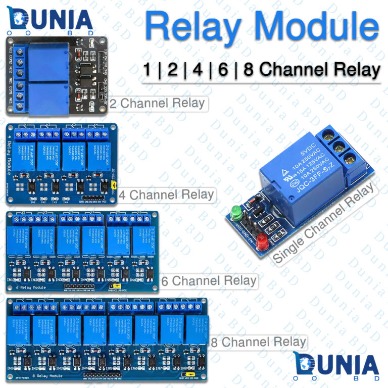 Multi Channel Relay Module 1/2/4/6/8 Channels 5V 12V Optocoupler ...