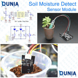 Soil Moisture Sensor Module with Probe with Analog & Digital Output