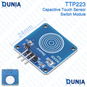 TTP223 Capacitive Touch Sensor Switch Module Blue Digital Self-Lock Touch Button for Arduino Projects