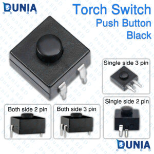 Torch Switch 2 Pin 3 Pin Single Side & Both Side Push Button Switch