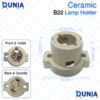 B22 Ceramic Lamp Holder Heat Resistant Socket