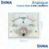 Analogue DC Ammeter 0-30A Panel Meter 55x63mm 85C1 Current Gauge