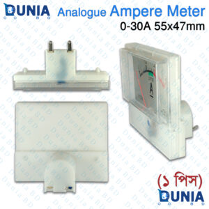 Analogue DC Ammeter 0-30A Panel Meter 55x47mm 91C18 Current Gauge