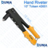 Tolsen Hand Riveter 10 Inch 43001 Heavy Duty Pop Rivet Gun Manual Riveting Tool