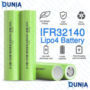 IFR32140 LiFePO4 Battery 15Ah 3.2V - High Capacity Cylindrical LFP Cell 48Wh