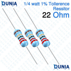 22 ohm 1/4 Watt Resistor Quarter watt1% 22Ω 22 ohms Metal Film Resistance