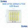 52x48mm 20W LED Board 40 SMD 5630/5730 DC 3.7V High Power Module for DIY Emergency Light Battery