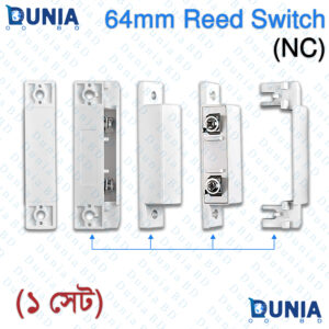 64mm Normally Closed Reed Switch Heavy Duty Magnetic Door Window Sensor NC for Security Alarm Gate Garage