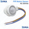 PIR Motion Sensor AC 220V Ceiling Mount Adjustable Auto Light Switch for LED Bulb Energy Lamp