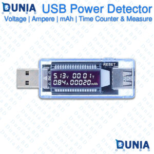 USB Power Detector Tester Voltage Current mAh Time Counter Meter for Charger Cable Device Testing