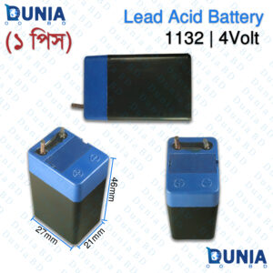 4V Lead Acid Battery 1132 Rechargeable for Torch Moscuito Bat DIY Project