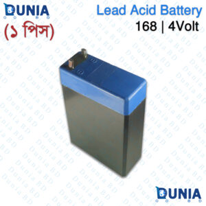 4V Lead Acid Battery 168 Rechargeable for Portable Lamp & DIY Project