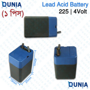 4V Lead Acid Battery 225 Rechargeable for Torch Moscuito Bat Project