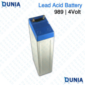 4V Lead Acid Battery 989 Rechargeable for Portable Lamp & DIY Project