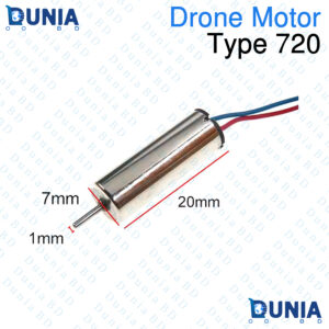 720 Coreless Drone Motor 7x20mm 1mm Shaft High Speed Micro Brushed Motor for Tiny Whoop Quadcopter RC Drone