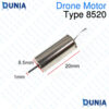 8520 Coreless Drone Motor 8.5x20mm 1mm Shaft High Torque High Speed Brushed Motor for RC Quadcopter Drone