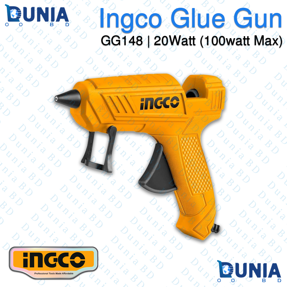 Ingco GG148 20W Hot Melt Glue Gun (100W Max)