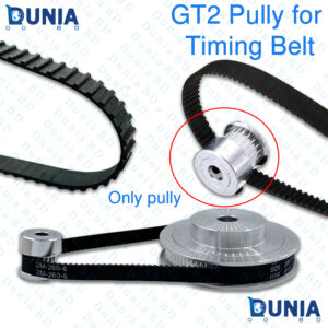 GT2 20T Aluminum Timing Pulley 5mm and 6.35mm Bore for Timing Belt
