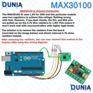 MAX30100 Pulse Oximeter and Heart Rate Sensor Module for DIY