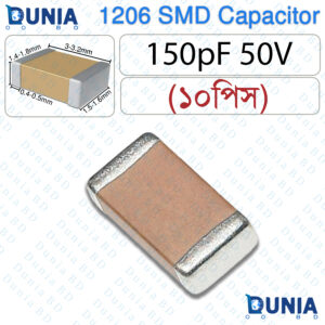 150pF SMD 1206 Capacitor Multilayer Ceramic Chip MLCC