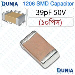 39pF SMD 1206 Capacitor Multilayer Ceramic Chip MLCC