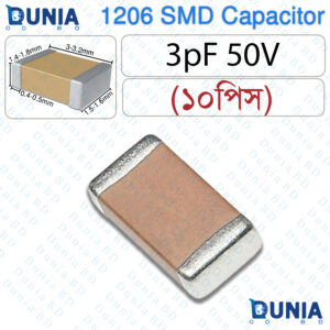 3.3pF SMD 1206 Capacitor Multilayer Ceramic Precision MLCC